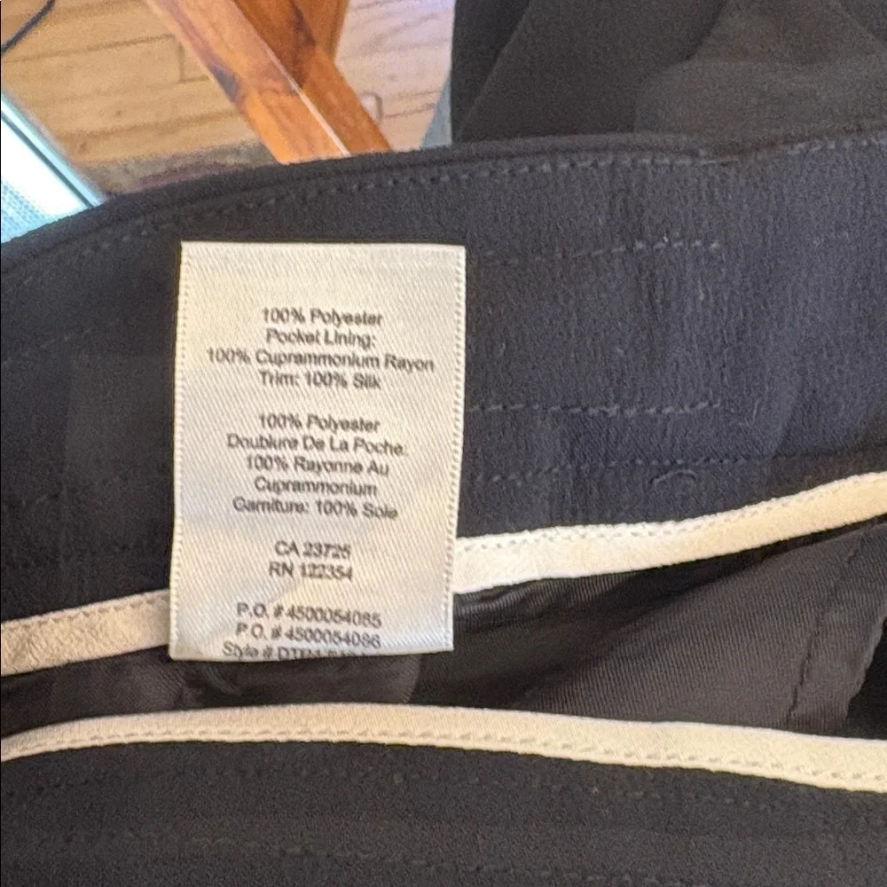 Aritzia Wilfred Allant Pant Black Lyocell Linen Blend (Size 8)
